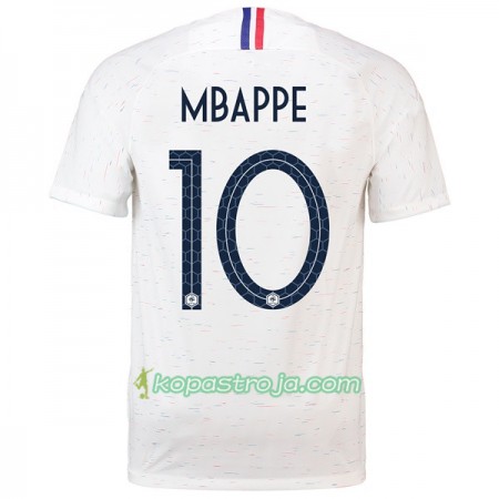 Billiga Fotbollströjor Frankrike Mbappe 10 VM 2018 Borta tröja